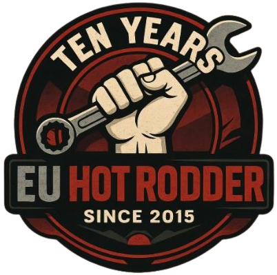 Logotipo EuHotRodder Ten Years